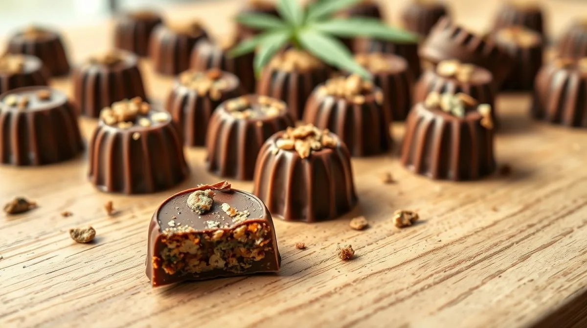 Chocolates com cannabis em casa: técnicas e dosagem correta